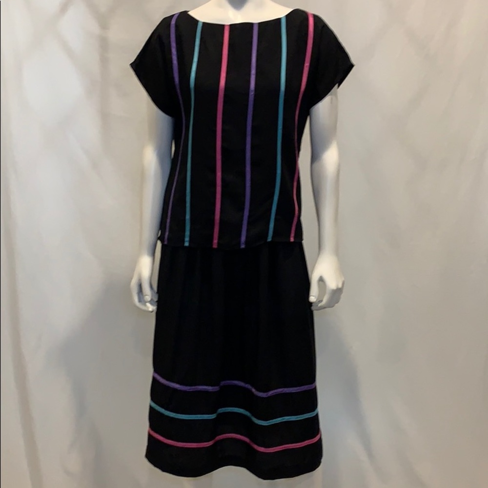 80’s True Vintage Body English 2 Piece Dress